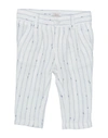 LE BEBÉ LE BEBÉ NEWBORN BOY PANTS WHITE SIZE 3 LINEN, COTTON, POLYAMIDE,13571587EH 3