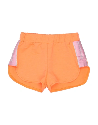 Mariuccia Kids' Shorts & Bermuda Shorts In Orange
