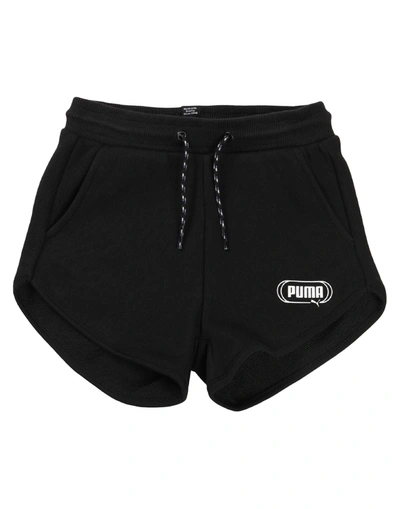 Puma Kids' Shorts In Black