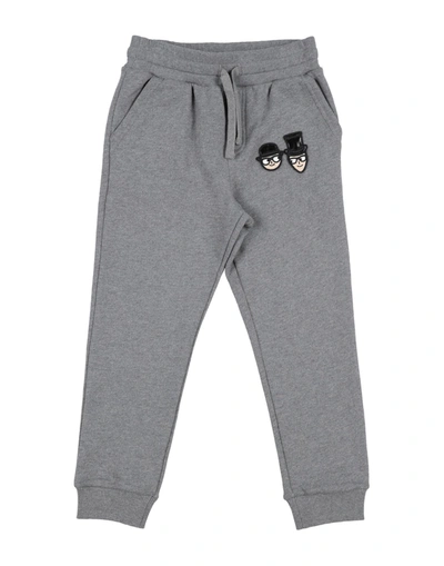 Dolce & Gabbana Kids' Casual Pants In Grey