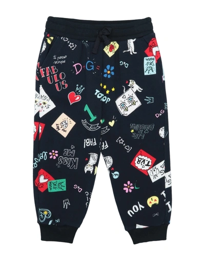 Dolce & Gabbana Kids' Pants In Dark Blue