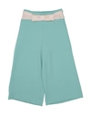 Elisabetta Franchi Toddler Girl Pants Turquoise Size 6 Polyester In Blue