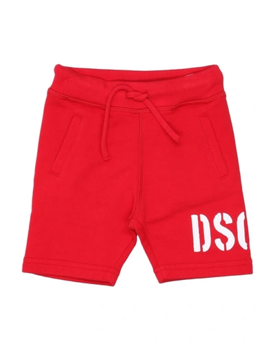 DSQUARED2 DSQUARED2 NEWBORN BOY SHORTS & BERMUDA SHORTS RED SIZE 3 COTTON, ELASTANE,13543249AF 6