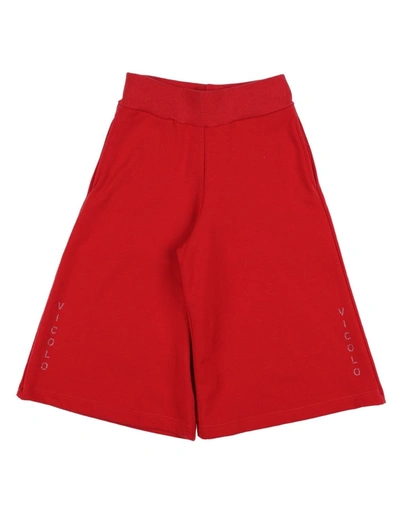 Vicolo Kids' Pants In Red