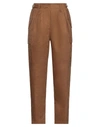 Shop Liu •jo Woman Pants Camel Size 10 Polyester In Beige
