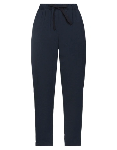 Semicouture Casual Pants In Blue