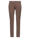 Yan Simmon Casual Pants In Beige