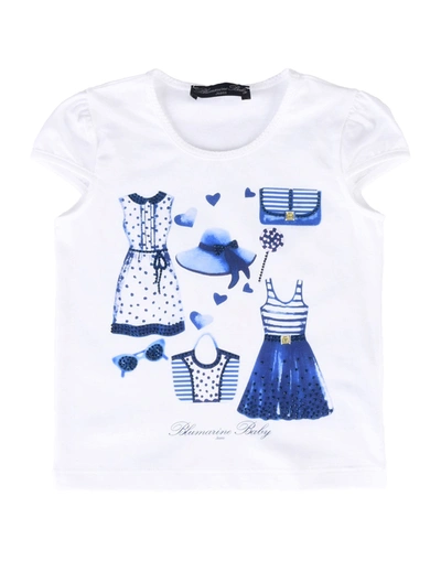 Miss Blumarine Kids' T-shirts In White