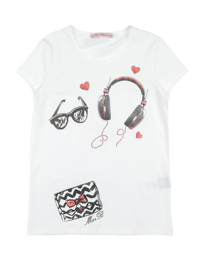 Miss Blumarine Kids' T-shirts In White