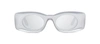 Loewe Paula's Ibiza Original 49mm Small Rectangular Sunglasses In Grey