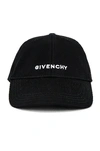 GIVENCHY EMBROIDERED LOGO CAP,GIVE-MA41