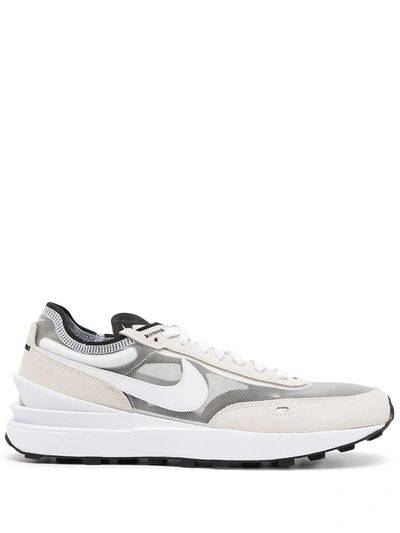 Nike Waffle One Sneakers In White Leather