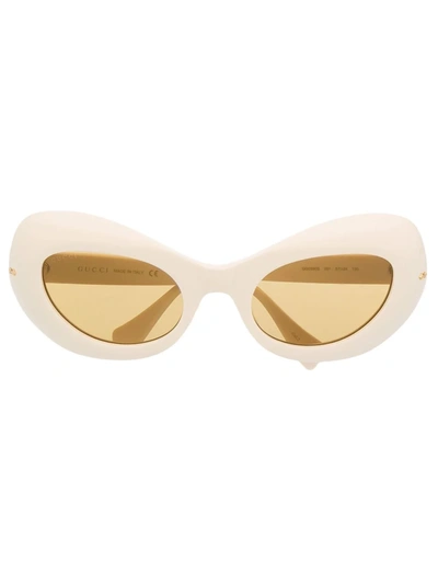 Gucci Oversize-frame Tinted Sunglasses In 中性色