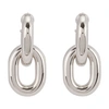 RABANNE XL LINK EARRINGS,PCRD88H2SIL