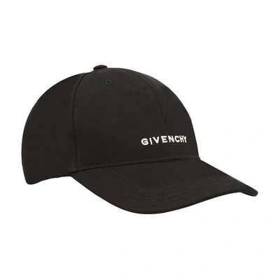 Givenchy Logo Cap In Black