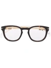 Eyewear By David Beckham Tortoiseshell-effect Round-frame Glasses In Brown