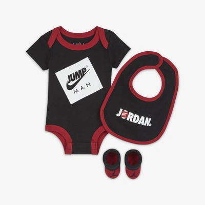 Jordan Jumpman Classics Baby 3-piece Box Set In Black