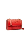 Tory Burch Small Fleming Convertible Shoulder Bag In Bearberry