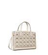 TORY BURCH WALKER BASKET-WEAVE SMALL SATCHEL,192485838190