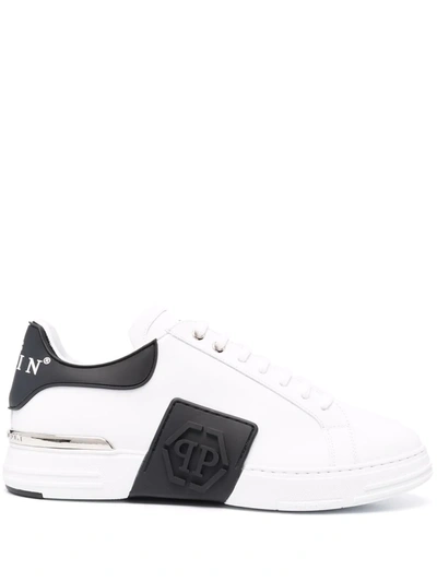 Philipp Plein Phantom Kicks Shoes In White