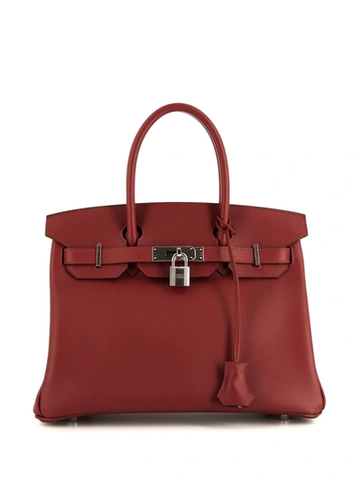Pre-owned Hermes 2020  Birkin 30 Bag In Red