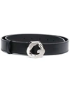 GIVENCHY G-BUCKLE LEATHER BELT