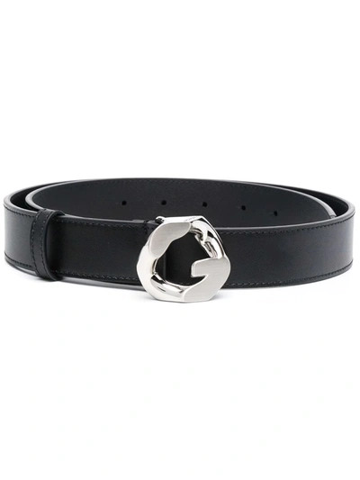Givenchy G-buckle Leather Belt In Black