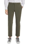 Zanella Active Stretch Flat Front Pants In Green