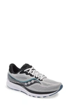 Saucony Ride 13 Running Shoe In Fog/black/storm