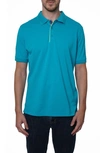 Robert Graham Champion Performance Polo In Turquoise