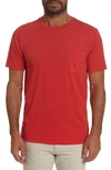 Robert Graham Men's Myles Pima Cotton T-shirt In Red