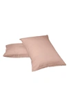 Casper Hyperlite Set Of 2 Pillowcases In Dusty Rose