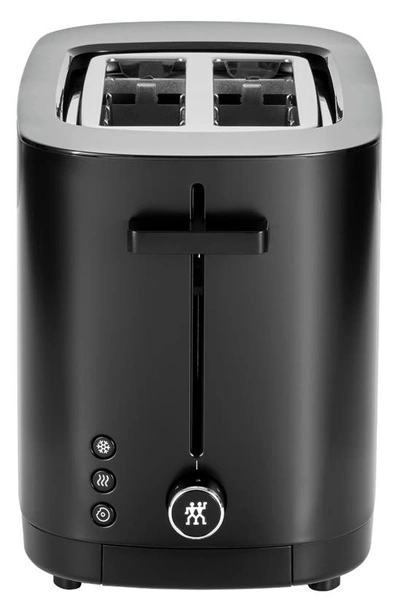 Zwilling J.a. Henckels Enfinigy 2-slot Toaster In Matte Black