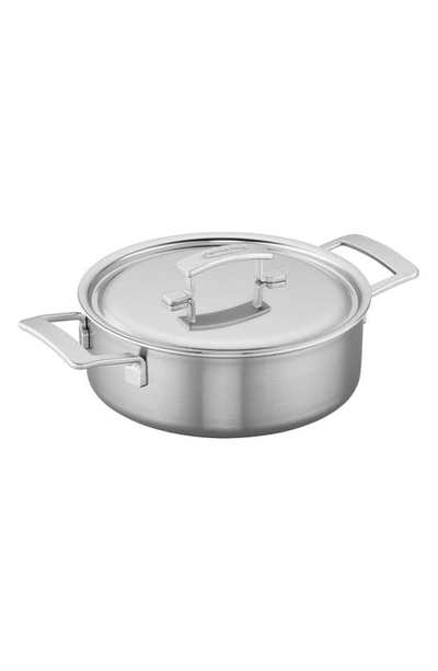 Miyabi Industry 5-ply 4-quart Deep Saute Pan In Silver