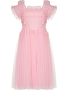 MOLLY GODDARD JIMMY TEXTURED TULLE DRESS