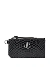 JIMMY CHOO LISE LEATHER CARDHOLDER WALLET