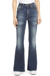 Lee High Waist Flare Jeans In Compass