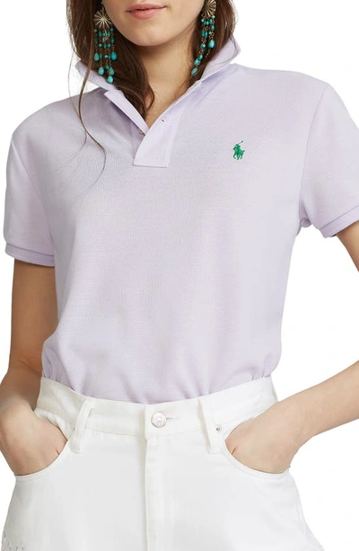 Polo Ralph Lauren Earth Classic Fit Polo In Pastel Violet
