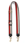 Marc Jacobs The Woven Webbing Adjustable Strap In Cylinder Grey Multi