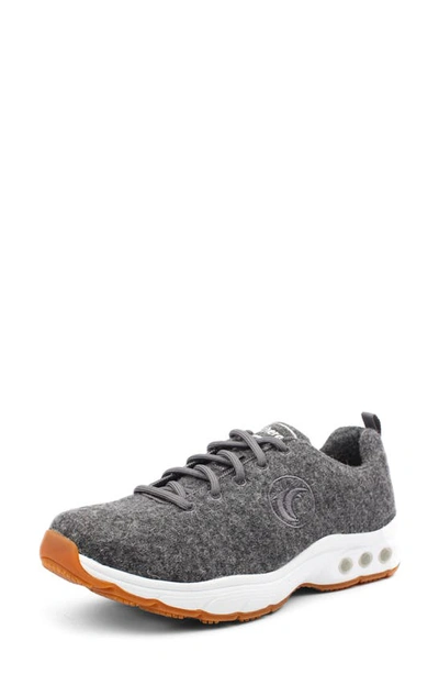 Therafit Paloma Wool Trainer In Charcoal Wool