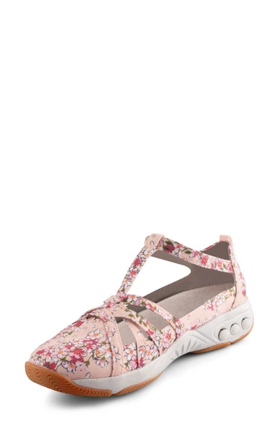 Therafit Danielle Sneaker In Pink Flowers Fabric