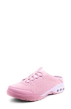 Therafit Austin Sneaker Mule In Pink Fabric