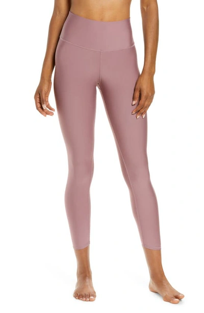 Alo Yoga Airlift High Waist Midi Leggings In Woodrose