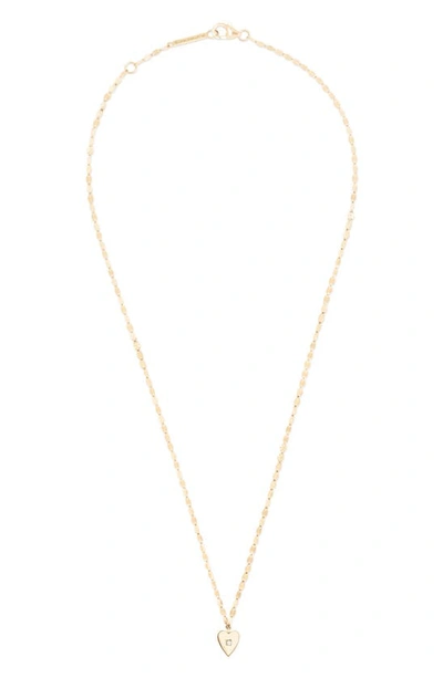 Lana Jewelry Solo Mini Heart Diamond Pendant Necklace In Yg