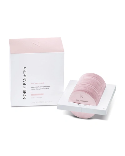 Noble Panacea The Brilliant Overnight Recharge Cream, 30 Dose Refill