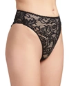 VERSACE HIGH-RISE LACE THONG,PROD241980181