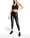 Free People Intimately Fp Solid Rib Longline Bra In Black