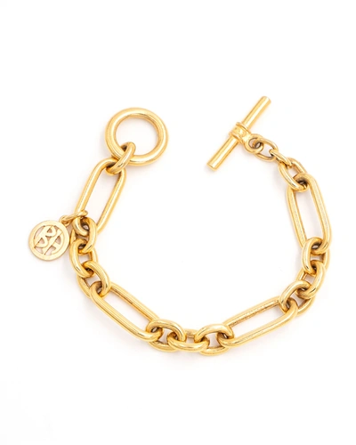 Ben-amun Gold Oval Link Chain Bracelet