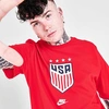 Nike Men's Usa Soccer Crest 4-star T-shirt In Red