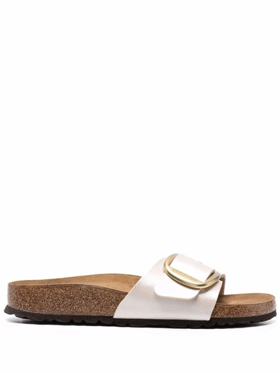 Birkenstock Catalina Birko-flor Graceful Pearl White Mules